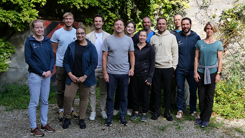 Teamfoto Abteilung Sportpsychologie und Forschungsmethoden.