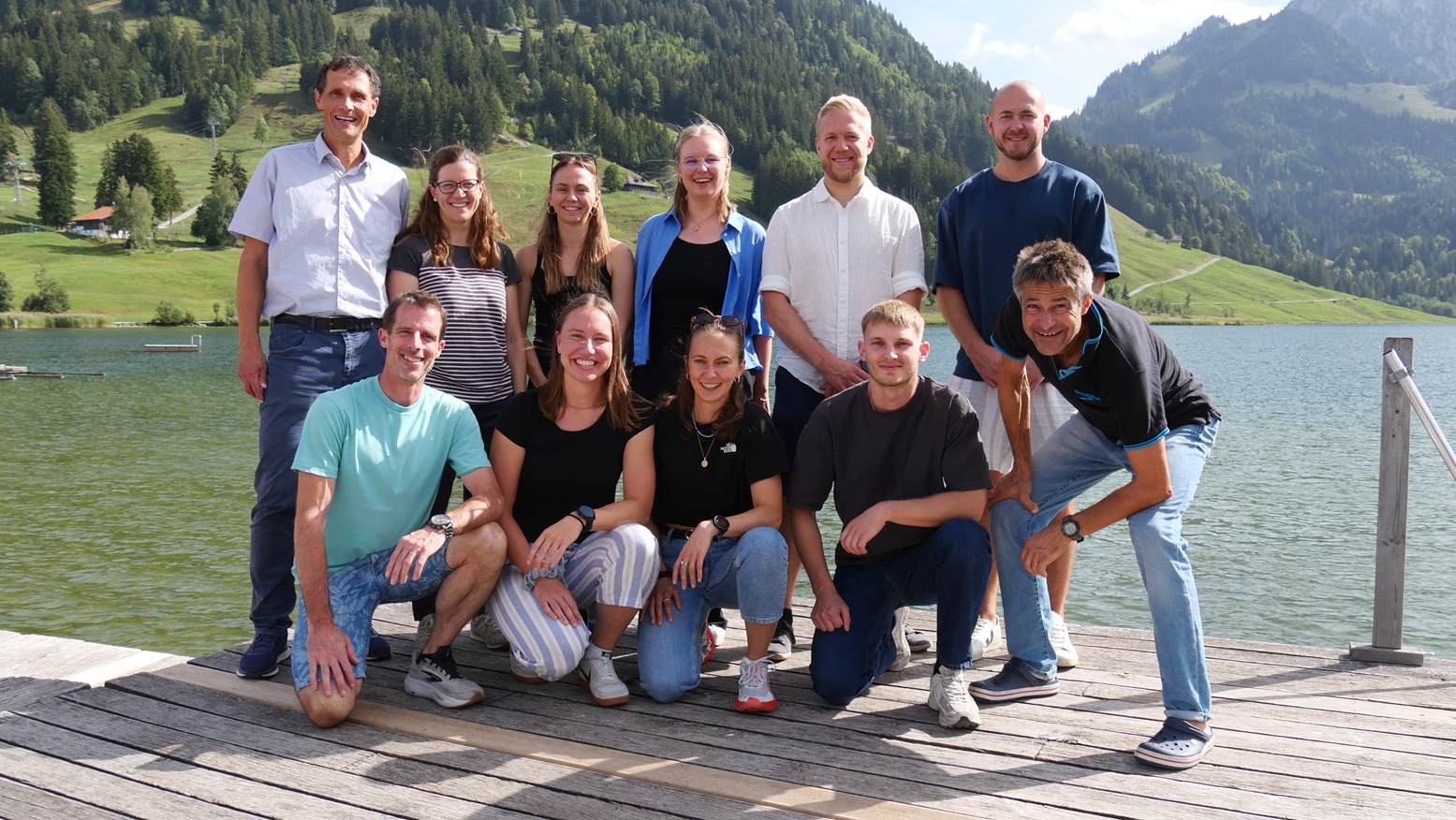 Teamfoto Abteilung Sportsoziologie und -management.