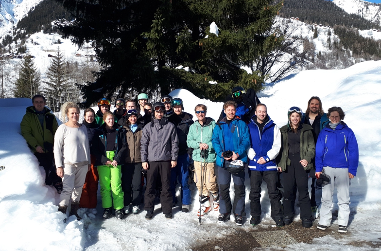Teilnehmende an der Winterakademie 2018 in Blatten-Belalp