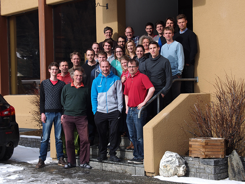 Teilnehmende an der Winterakademie 2016 in Saas Grund