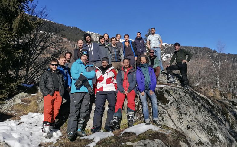 Teilnehmende an der Winterakademie 2020 in Blatten-Belalp