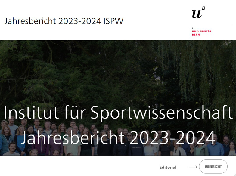 Titelbild des elektronischen Jahresberichts 2022-2023.