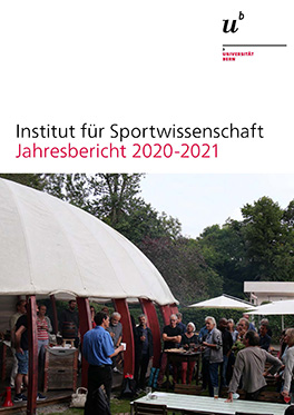 Titelbild Jahresbericht 2020-2021 Institut für Sportwissenschaft.